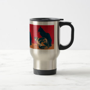 Caneca Térmica Caneca:  Les conversa por Theophile Steinlen