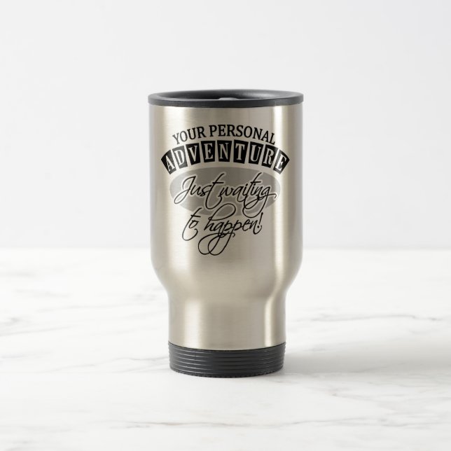 Caneca Térmica Caneta ADVENTURE - escolha estilo e cor (Centro)