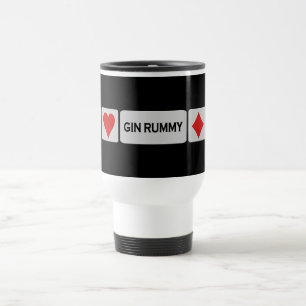 Caneca Térmica Caneta Gin Rummy - escolha estilo e cor