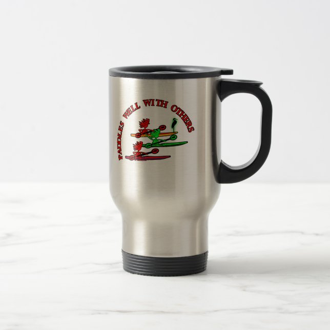 Caneca Térmica Canoa do caiaque - pás bem com outro (Direita)