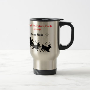 Caneca Térmica Cantando ao longo do Natal - Caróis e Alegria Fest