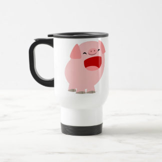 Caneca Térmica Canto De Viagem ao trabalho De Suíno Bonito