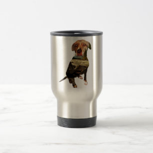 Caneca Térmica cão de dupla exposição