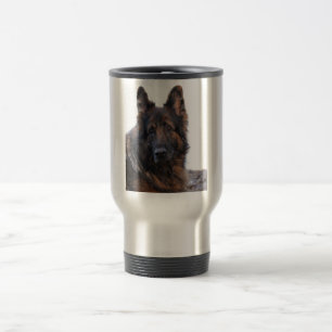 Caneca Térmica Cão de german shepherd customizável