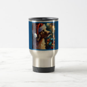 Caneca Térmica Cão de Natal 3
