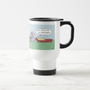 Caneca Térmica Cão em desenhos animados da terapia