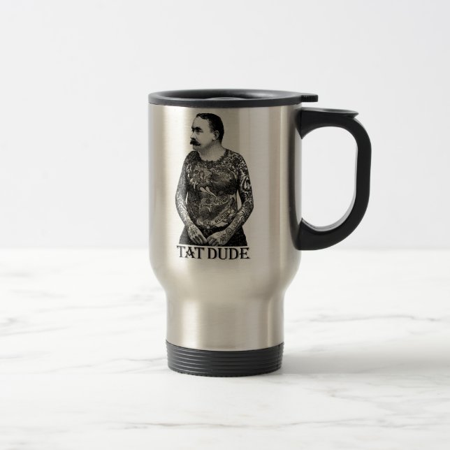 Caneca Térmica Cara Tatuado (Direita)
