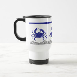 Caneca Térmica Caranguejo Azul e Mug de Ondas