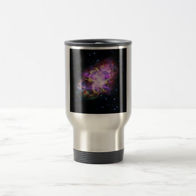 Caneca Térmica Caranguejo Nebula Supernova Remanescente Composto  (Centro)