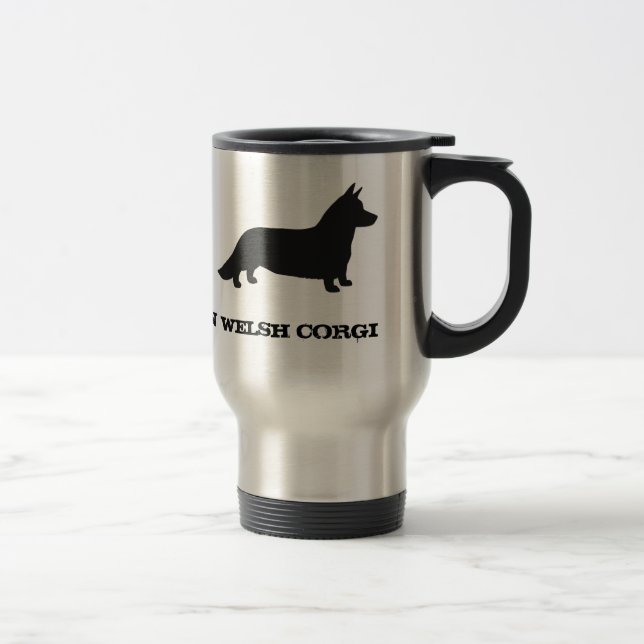 Caneca Térmica Cardigan Welsh Corgi (Direita)