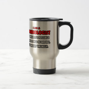 Caneca Térmica Cardiologista engraçado. Muito improvável