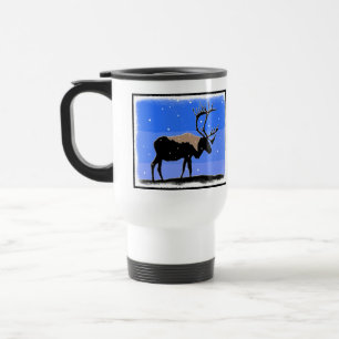 Caneca Térmica Caribe no inverno - Arte original da vida selvagem