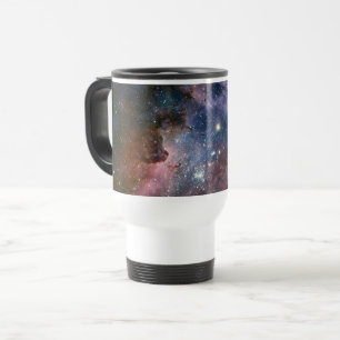 Caneca Térmica Carina Nebula Vermelha e Azul Telescópio Hubble