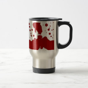 Caneca Térmica Carmesins no branco
