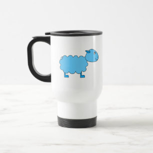 Caneca Térmica Carneiros azuis