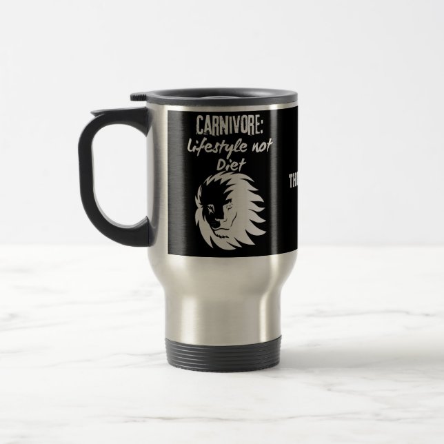 Caneca Térmica Carnivore Mug (Esquerda)