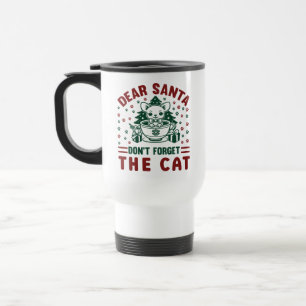 Caneca Térmica Caros Papais noeis não se esqueçam do Cat-68175