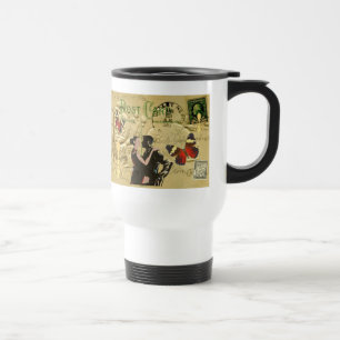 Caneca Térmica Cartão de posto Vintage Paris Tango