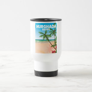 Caneca Térmica Cartaz de viagem Hurghada Egito