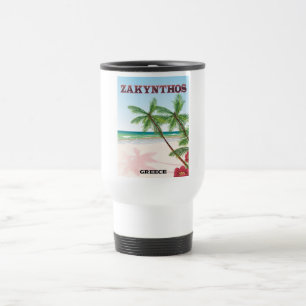 Caneca Térmica Cartaz de viagem Zakynthos Grécia