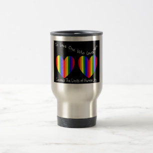 Caneca Térmica Cartões alegres/lésbicas e presentes dos namorad