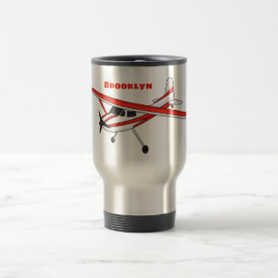 Caneca Térmica Cartografia da aeronave com relação de triciclo