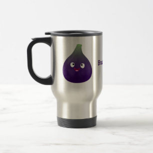 Caneca Térmica Cartografia de fruta roxa e giro, bonita