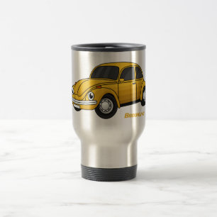Caneca Térmica Cartoon de carro clássico