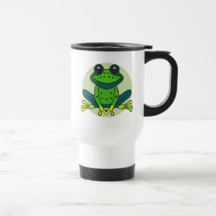 Caneca Térmica Cartoon de Sapo Verde