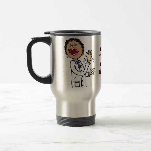 Caneca Térmica Cartoon, doutor engraçado (Esquerda)