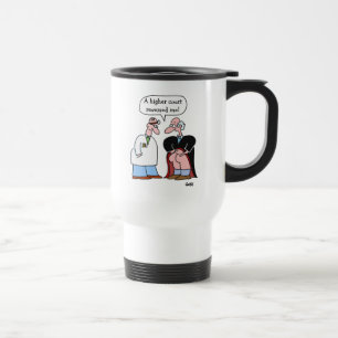 Caneca Térmica Cartoon Engraçado para Advogados