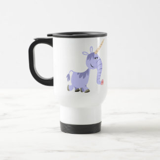 Caneca Térmica Cartoon Incomum Bonito Viagem ao trabalho Unicorn