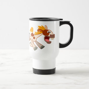 Caneca Térmica Cartoon Livremente Pinto Viagem ao trabalho