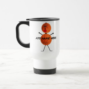 Caneca Térmica Cartoon personalizado de basquete