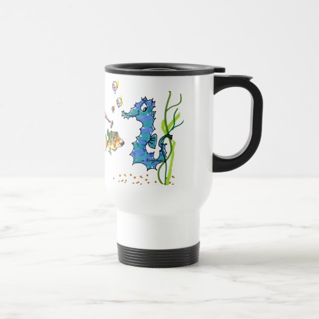 Caneca Térmica Cartoon Seacavalo Cute (Direita)