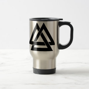 Caneca Térmica Castanho-preto