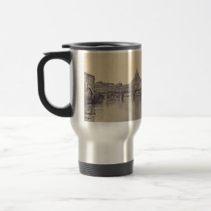 Caneca Térmica castelo do anjo e cúpula do Vaticano