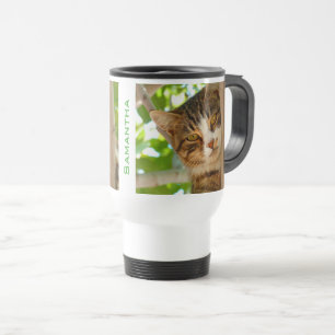 Caneca Térmica Cat Subindo uma Árvore Personalizada