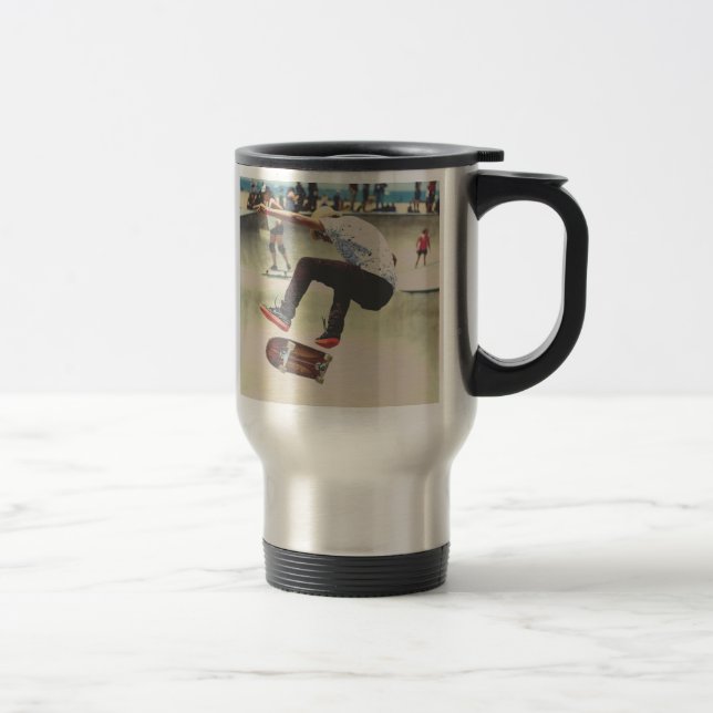 Caneca Térmica Catching Air Skateboard (Direita)