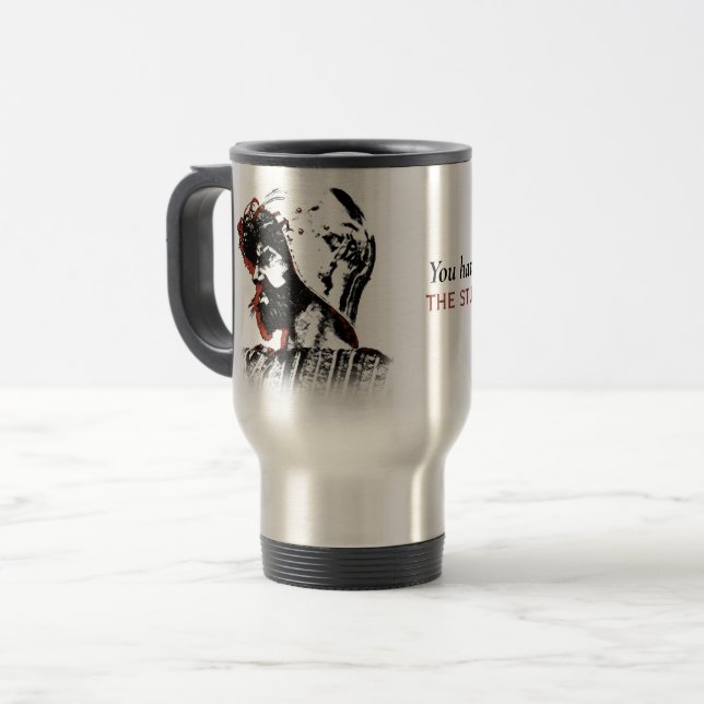 Caneca Térmica #CatólicosHeroes Pelayo Thermist (Frente Esquerda)