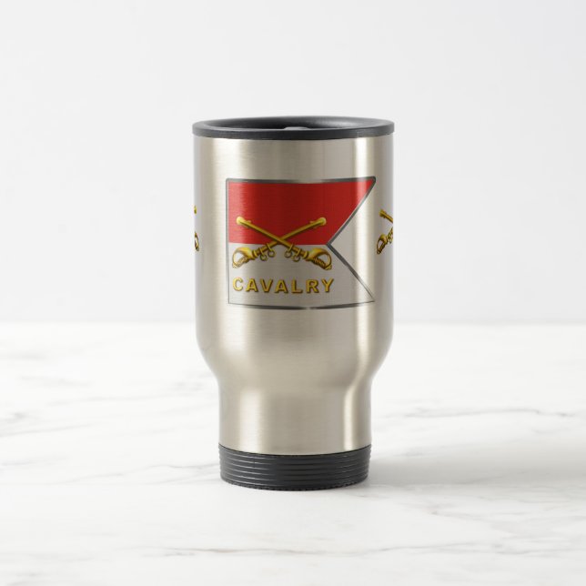 Caneca Térmica Cavalaria Cruzada Sabers Guidon (Centro)