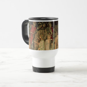 Caneca Térmica Cavaleiros medievais da Mesa redonda