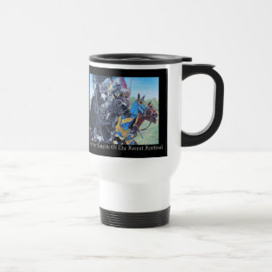 Caneca Térmica cavaleiros medievais de arte histórica que jourem