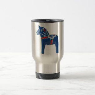 Caneca Térmica Cavalo azul de Dala do sueco