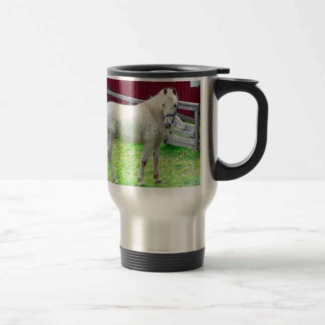 Caneca Térmica Cavalo branco (Direita)