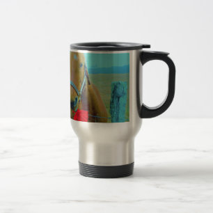 Caneca Térmica Cavalo de Natal retrô