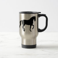Cavalo de Piaffe (preto)