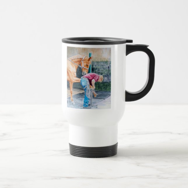 Caneca Térmica Cavalo e Farrier (Direita)