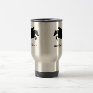 Caneca Térmica Cavalo Eventing através dos campos