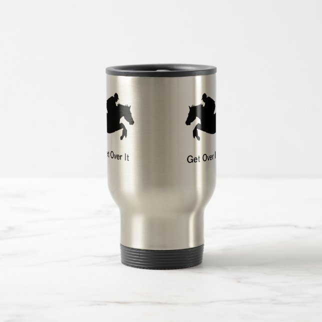 Caneca Térmica Cavalo Eventing através dos campos (Centro)
